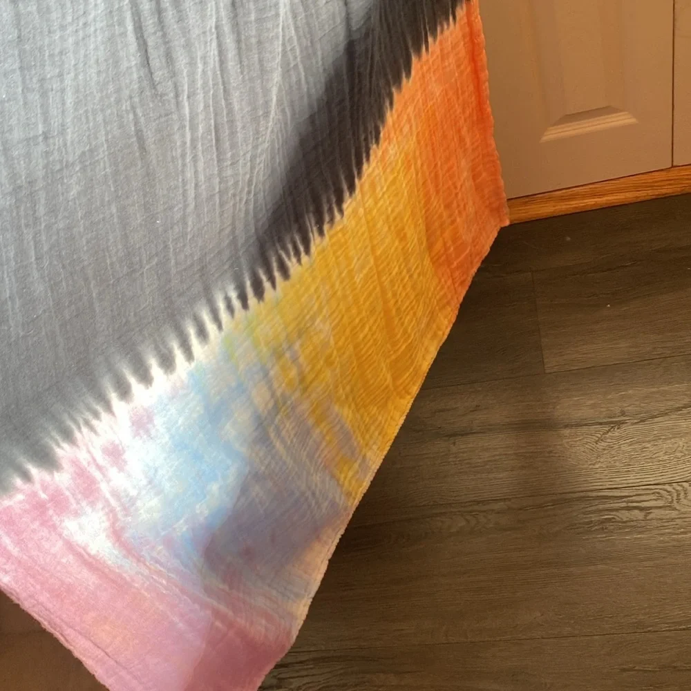 Michael Stars NWT Naomi Sleeveless Drawstring Neckline 100% cotton Maxi Dress XS - Picture 14 of 17